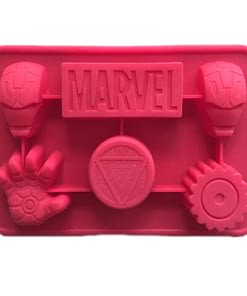 marvel iron man ice tray with 6 varied shapes