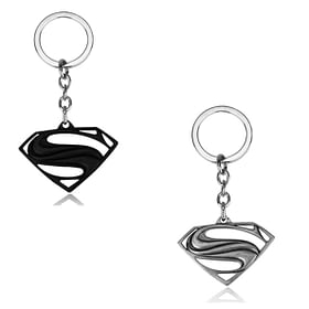 Superman emblem keyrings
